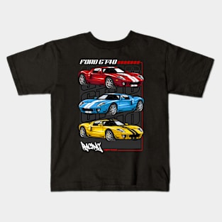 Iconic GT40 Exotic Car Kids T-Shirt